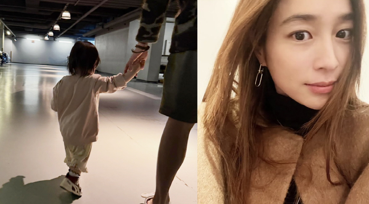 '이병헌♥' 이민정, 딸 폭풍 걸음마 근황 "나가는 병 걸렸다"