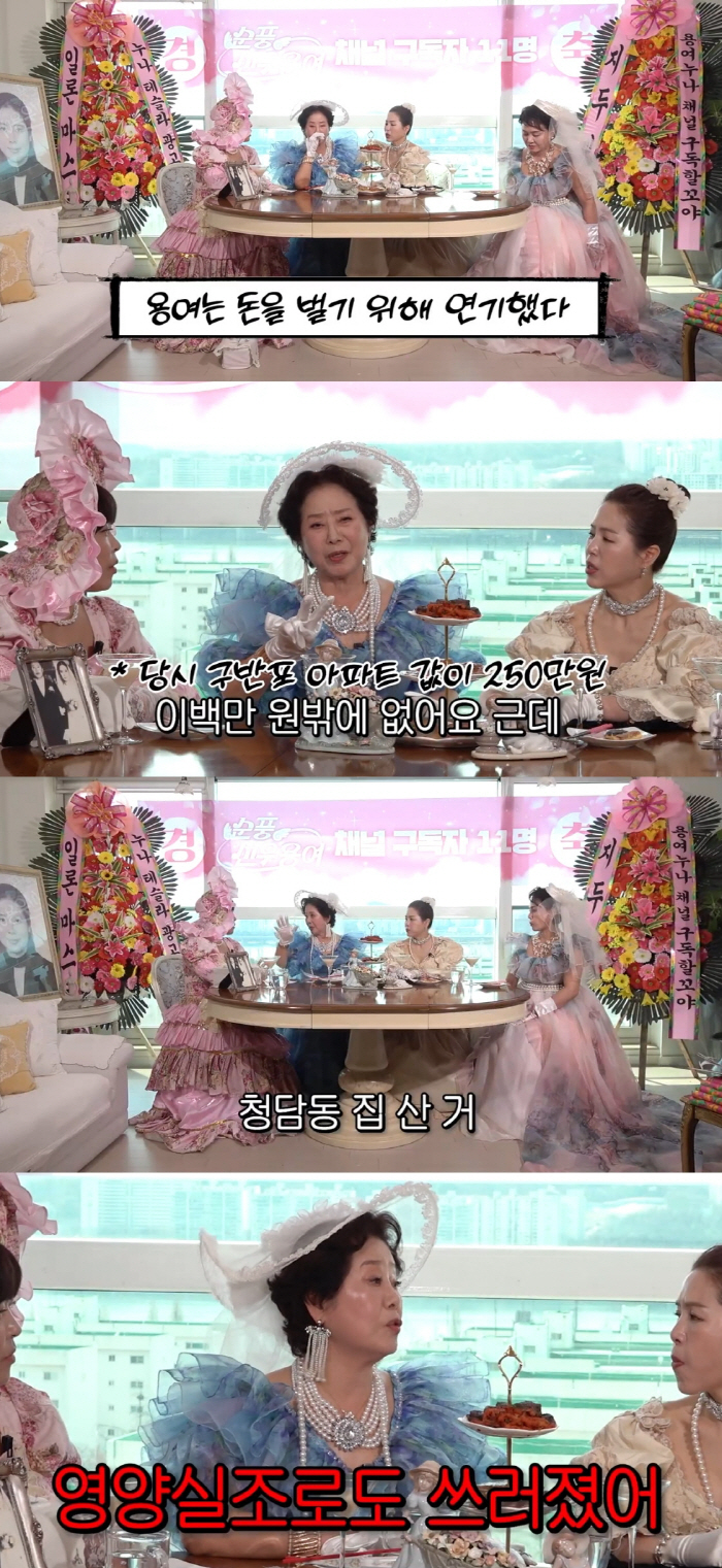 선우용여, 반포·청담까지 집만 네 채.."영양실조로 쓰러질 정도로 일해"…