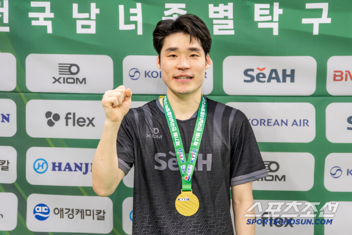 "에이스 장우진이 돌아왔다!" 불굴의 장우진,국내대회 6년만의 단식 정상…