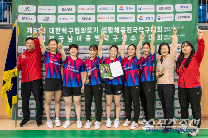 "사장님 특별포상 큰힘 됐어요!" 전혜경 감독의 포스코인터내셔널,종별선수…