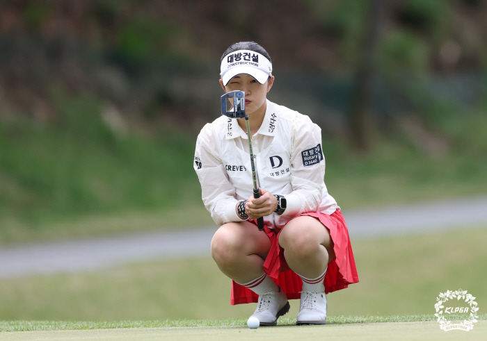 "내 자신에 고생했다고 말하고 싶다" '최장신' 김민선, 피나는 쇼트게임…