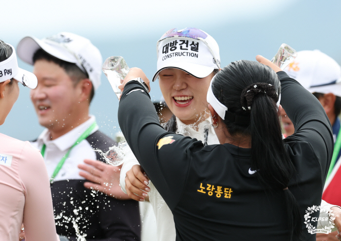 "내 자신에 고생했다고 말하고 싶다" '최장신' 김민선, 피나는 쇼트게임…