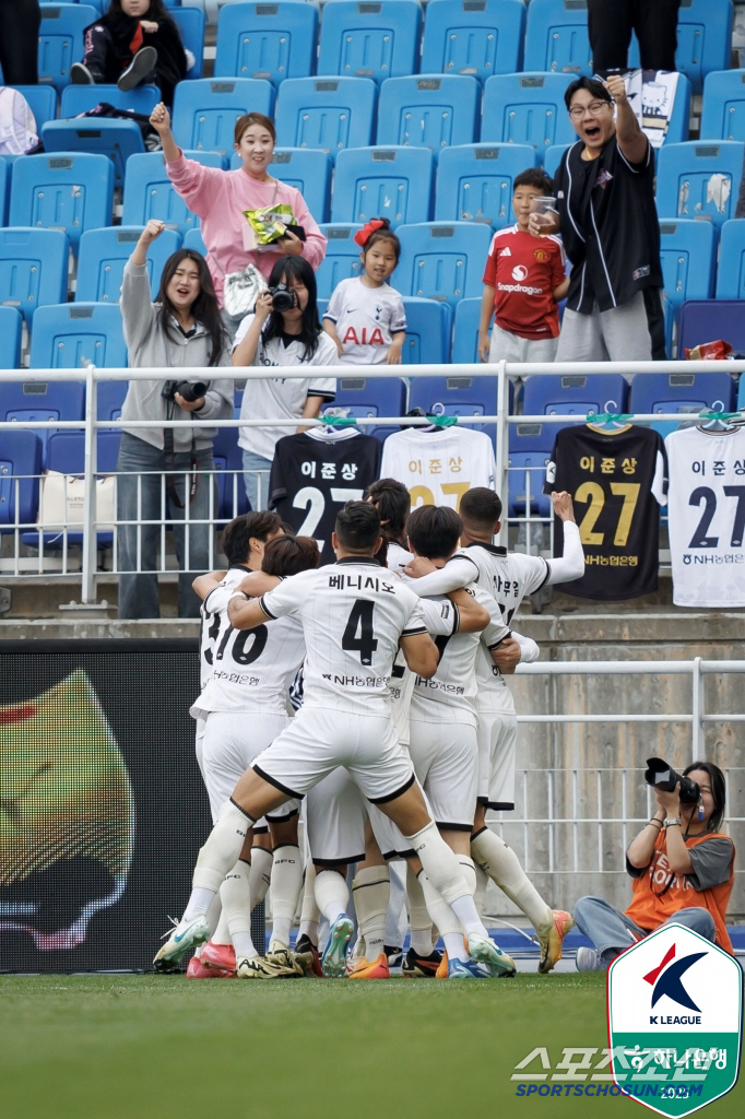 "1-0→1-2→2-2→3-2" '이규성 원더골'수원,'베니시오 퇴장'성남에 짜릿승! 6G 무패-4위...'후이즈 멀티골'성남,무패행진 끝[K리그2 현장리뷰]