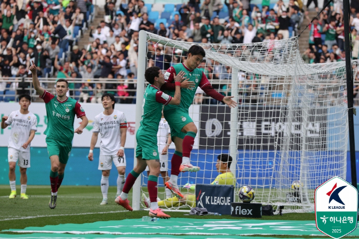 '주민규 결승골' 대전, '김경민 퇴장' 강원 1-0으로 제압 '3경기 …