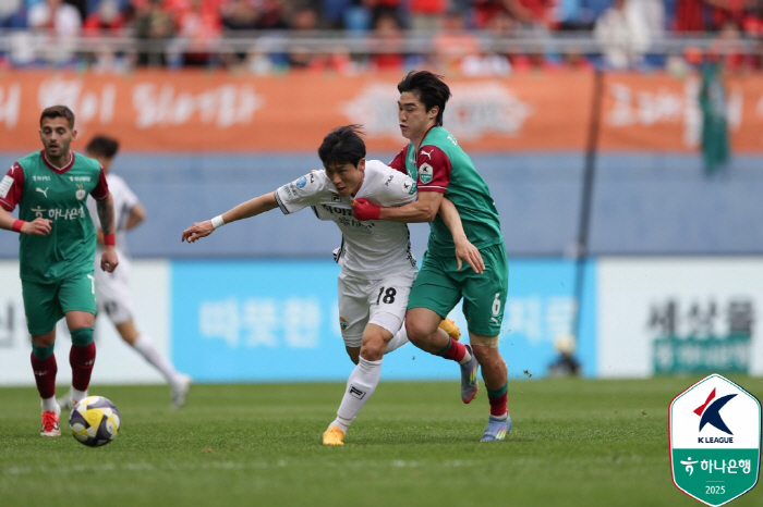 '주민규 결승골' 대전, '김경민 퇴장' 강원 1-0으로 제압 '3경기 …
