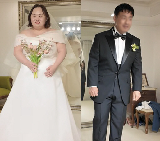 '한지민 쌍둥이' 정은혜, 5월 결혼..오프숄더 웨딩드레스 입고 활짝