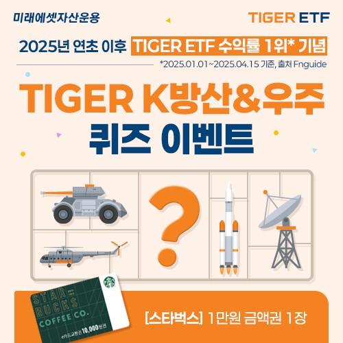 미래에셋 'TIGER K방산&우주' ETF 순자산 1천억원 돌파