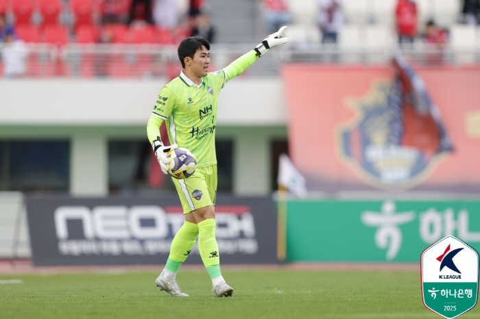 유럽 러브콜→'빛현우' 앞에서 선방쇼, 김천 상무 GK 김동헌 솔직 심정 "해외 관심 들었지만 일단은…"