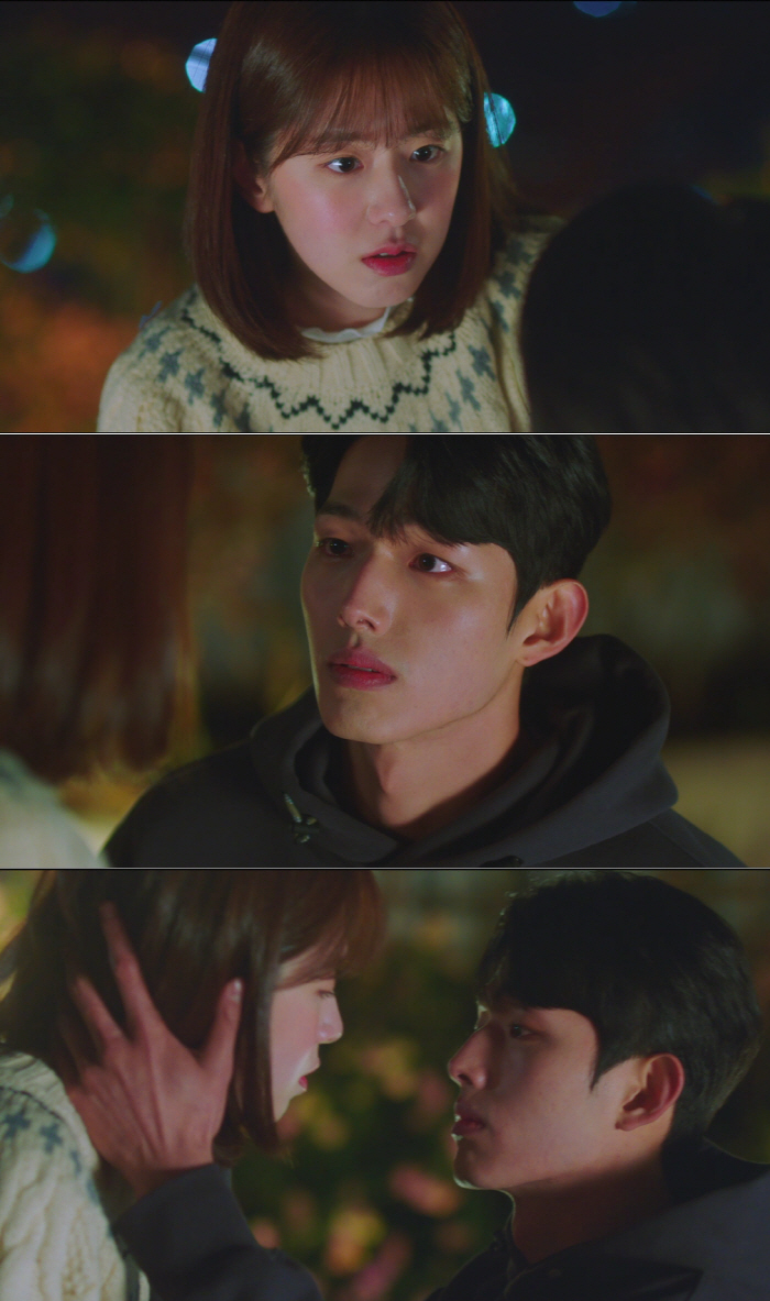 박혜수♥이정식 입맞춤 1초 전 '숨멎' 설렘 대폭발 (디어엠)