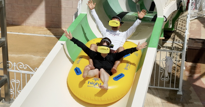 하이원 워터월드, 국내 최초 VR 기술 접목한 슬라이드 선보여