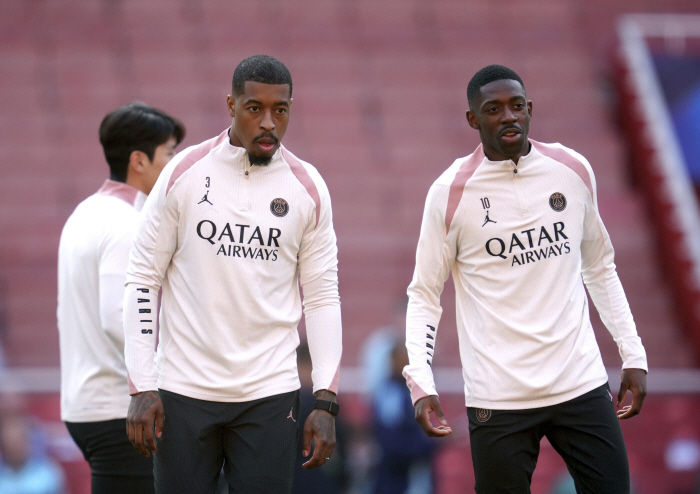 아스널 웃고, PSG 운다…'결승골 에이스' 햄스트링 부상→UCL 준결승…