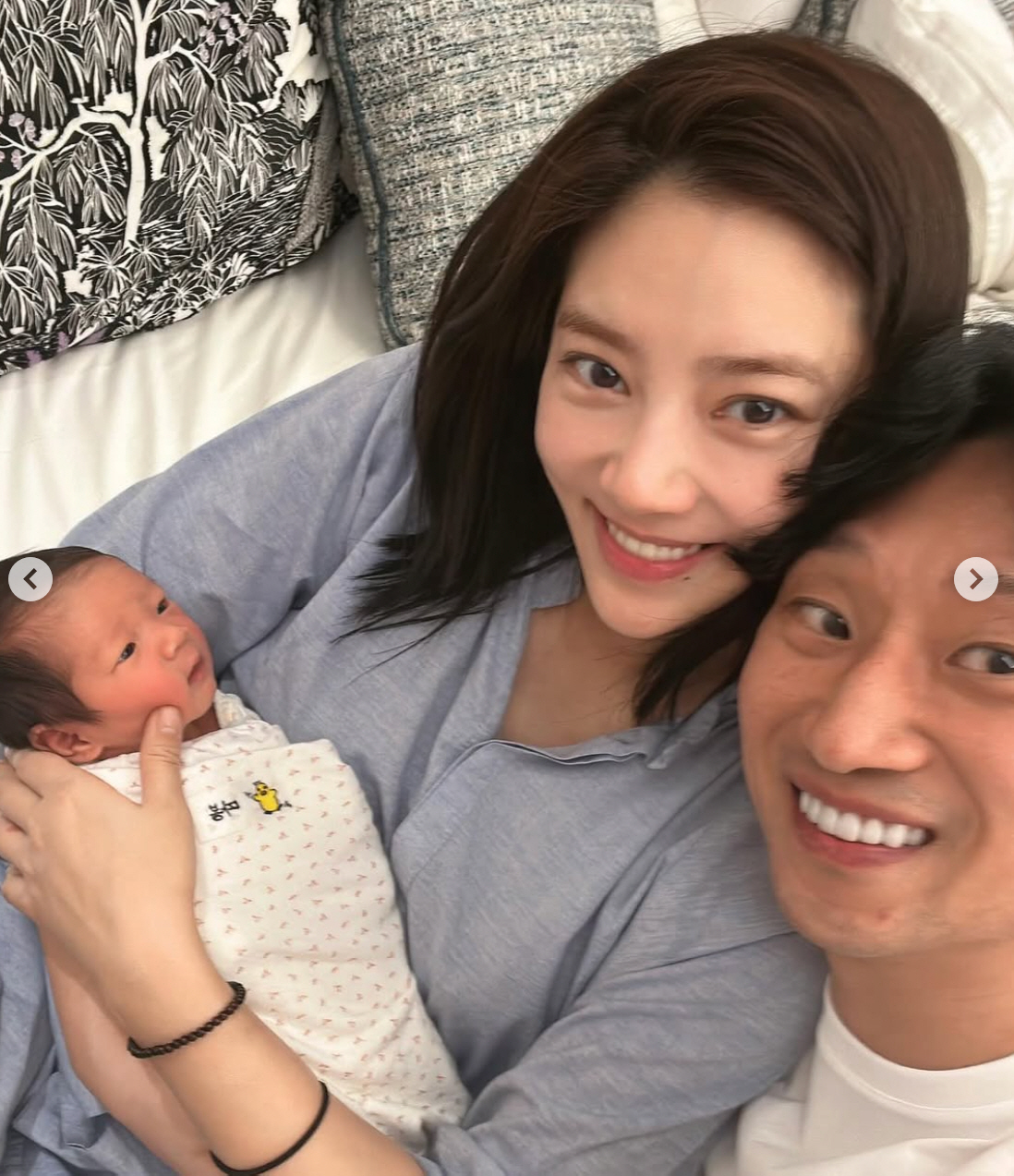 ‘이규혁♥’ 손담비, 천사처럼 잠든 딸에 감격 "우쭈쭈, 예쁘다"