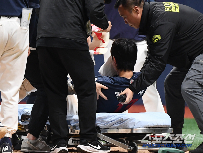 "가슴아픈 사고였다" 적장도 놀란 '전민재 헤드샷' → 양지율 1군 말소…