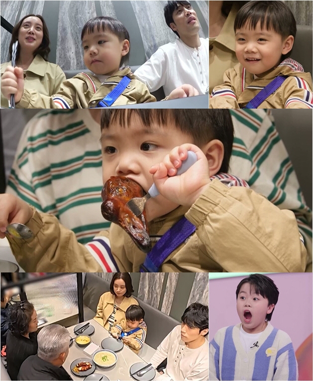 '신민철♥우혜림'子시우, 엄마도 깜짝 놀라게 한 37개월 '거위 머리' …