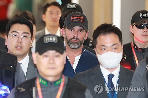 트럼프 장남, 재계 릴레이 면담 마치고 출국…"對美 소통 물꼬"