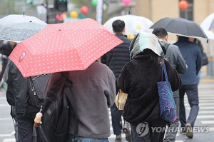 대전·세종·충남 흐리고 비…예상 강수량 10∼40㎜