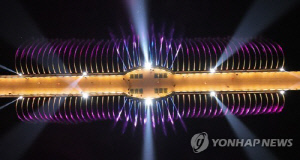 강릉 월화교 분수조명 재가동…