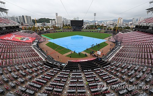 프로야구 대전·광주 경기 우천 취소(종합)
