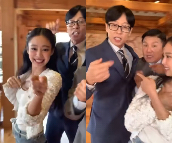 제니, '유퀴즈'서 유재석과 'like JENNIE' 챌린지.."얘니? 제니!"
