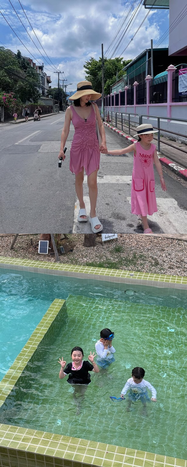 이지혜, ♥문재완 없이 태국 떠나더니..'현실 육아'에 진땀