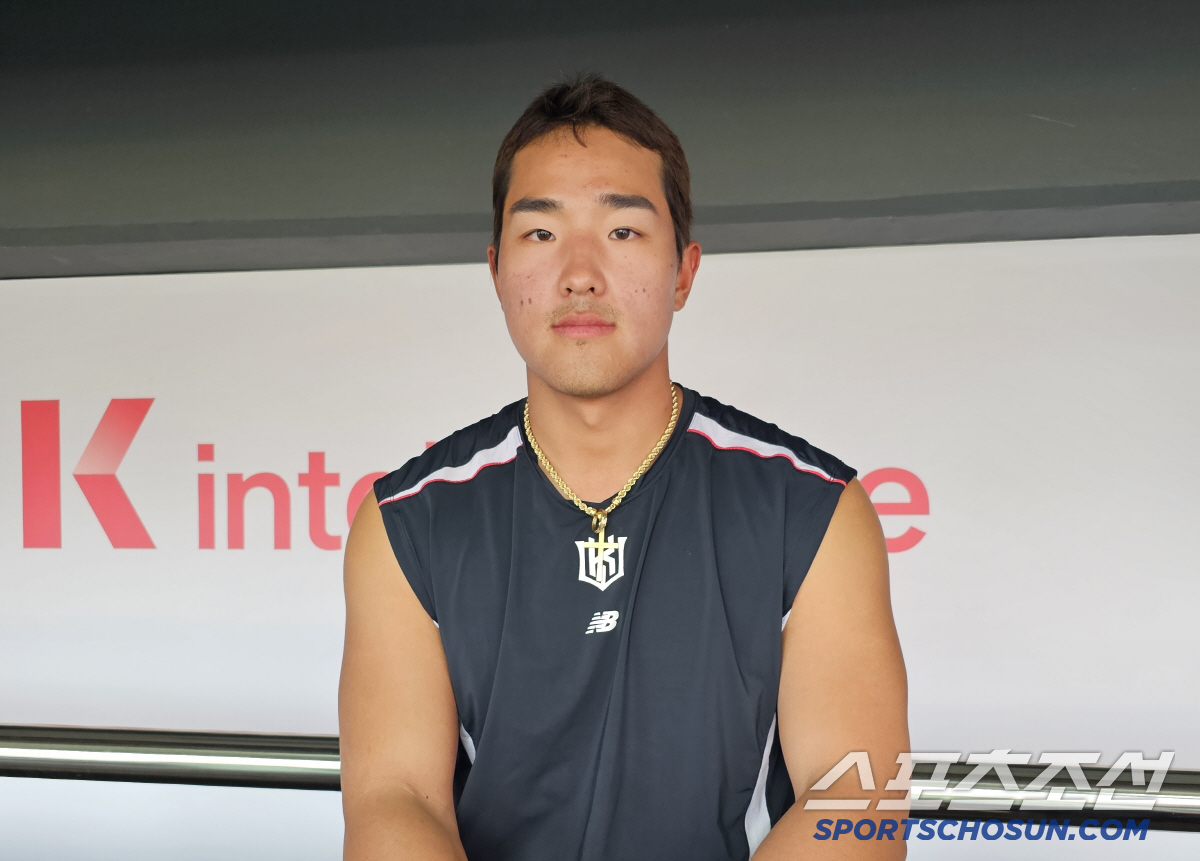 "직구만 10개, 자신감 싸움이었다" 150km 김택연과 진검승부 → 1…