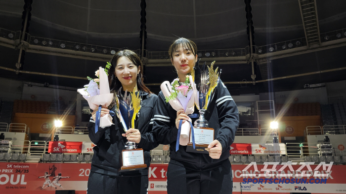 '여자 오상욱'으로 불렸던 전하영,SKT그랑프리 女사브르 사상 첫우승 역…
