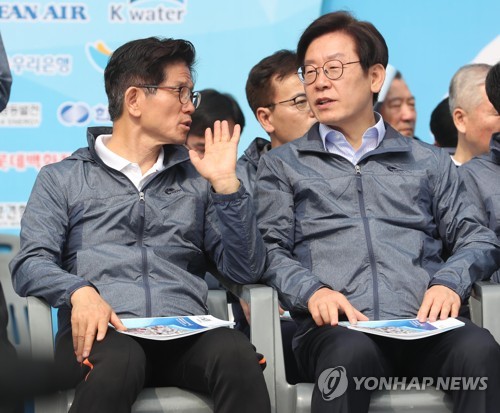 3자 가상대결…이재명 46.5％ 한덕수 34.3％ 이준석 5.9％[리얼미터]