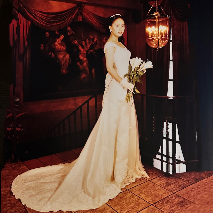 박주미, 25년 전 결혼 사진.."♥남편과 영원한 사랑 약속"