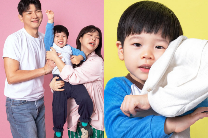 홍현희♥제이쓴, 子 준범과 첫 가족사진 "서로 반해 결혼한 건 아니지만.…