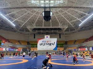 레슬링 대표팀, 키르기스스탄·몽골과 국내 합동 훈련
