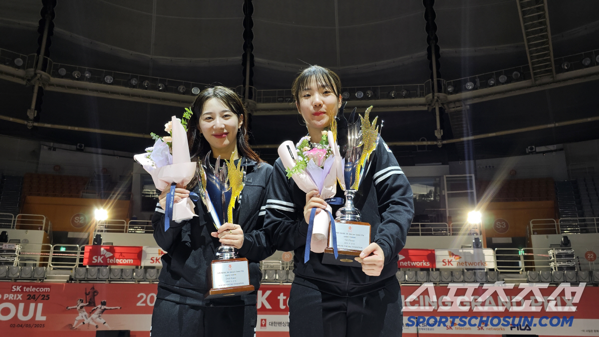 "대한민국은 남녀사브르 세계1위 보유국" 'SKT우승'전하영,日에무라 꺾…