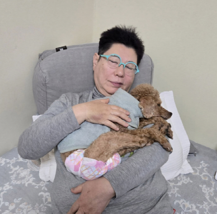 양희은 "췌장염 수치 높아 통증 심해"..18살 반려견 치매 투병에 비통