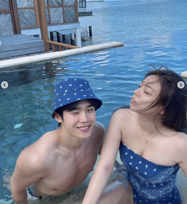 에일리, '글래머 몸매' 제대로 드러냈네…♥최시훈과 핫한 신혼여행 마무리