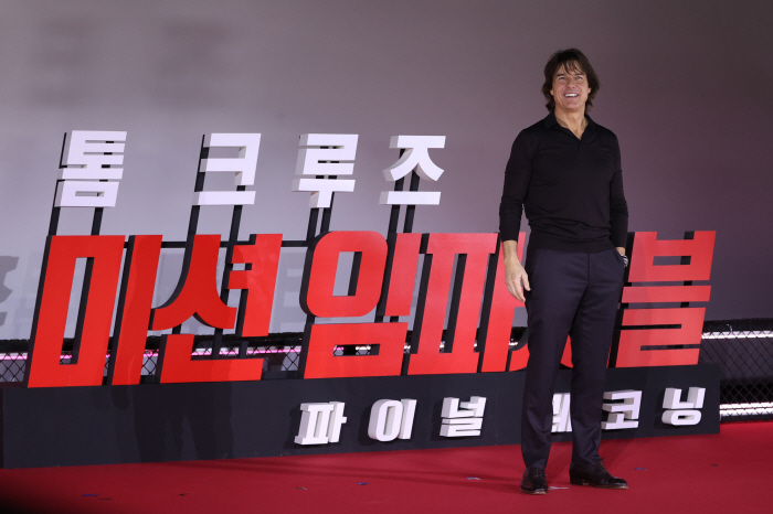 [SC현장] "시리즈의 정점"…불가능無 톰 크루즈, '미션 임파서블8' …