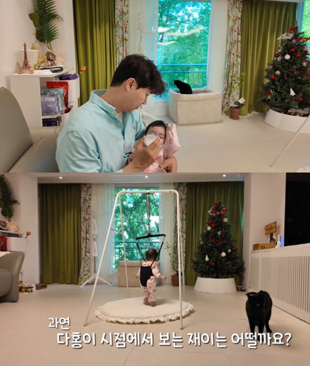 박수홍, 70억 압구정 새집 공개..딸, 공주님 포스 물씬