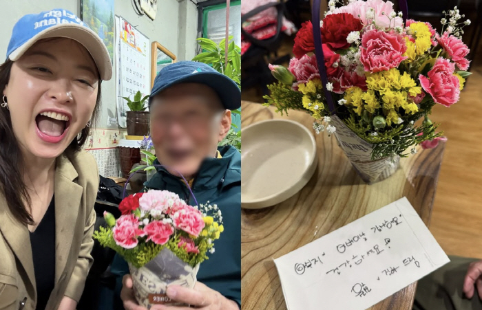 심진화♥김원효, 어버이날 故김형은 부친도 챙겼다..두둑한 현금봉투까지 '…