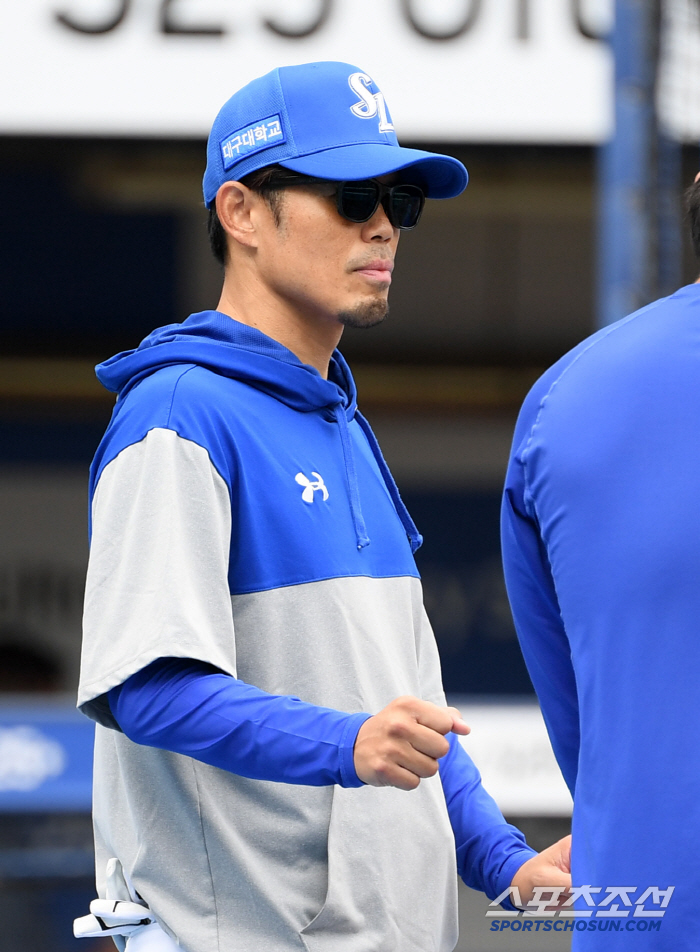 '라이온즈 합류' 전 라쿠텐 감독 이마에...첫날부터 족집게 과외[대구 …