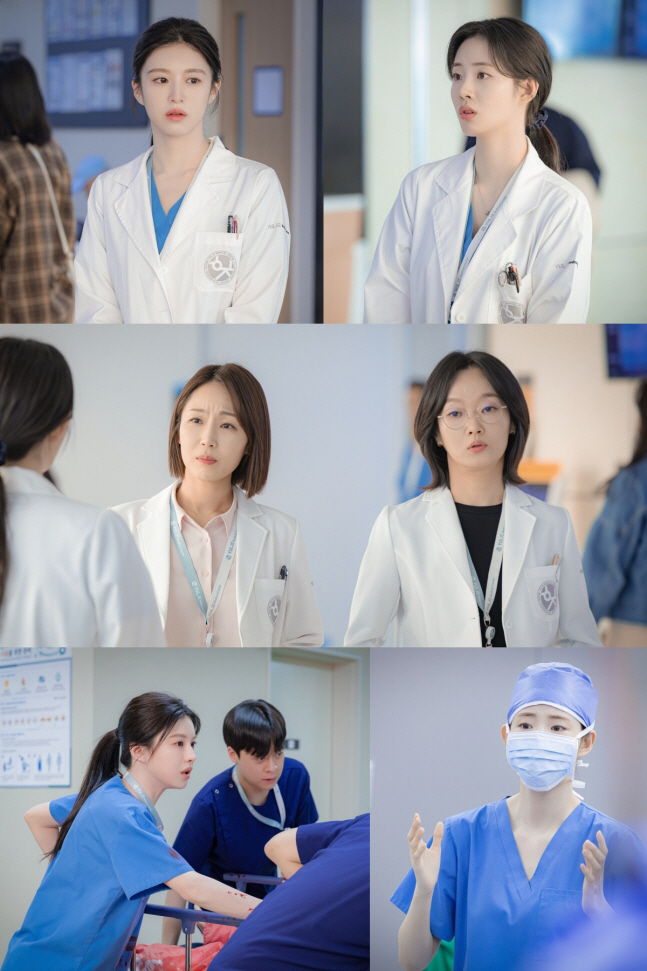 ‘언슬전’ 고윤정·신시아, 교수 싸움에 낀 동기 레지던트…수술방 전쟁 터…