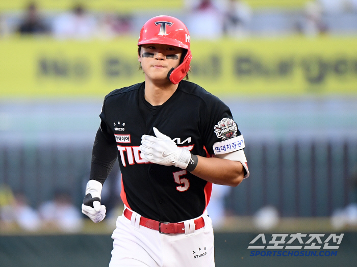 김도영 15일 만에 터졌다! 맞자마자 직감, 김광현 상대 시즌 2호 홈런 폭발