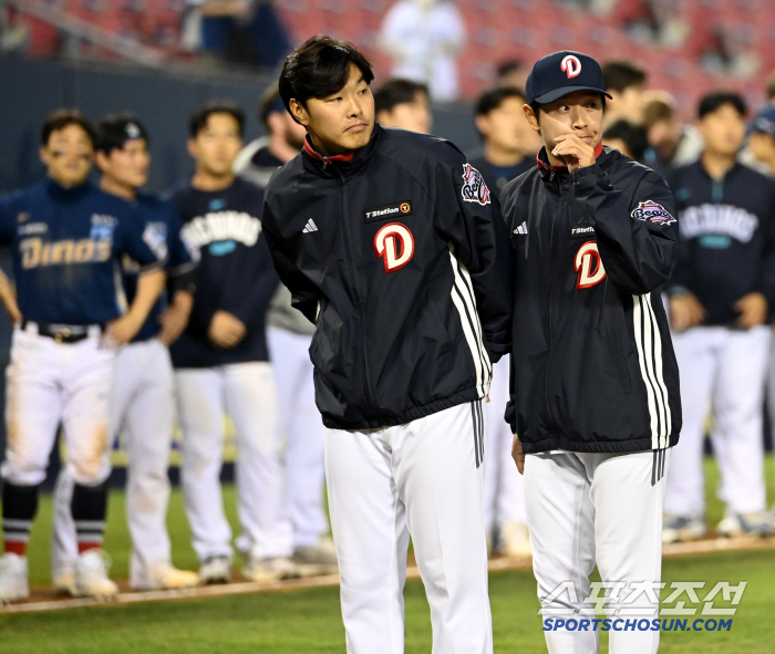 승리 기쁨보다 친구 걱정이 먼저. 사구 맞은 정수빈 만난 박건우의 질문 …