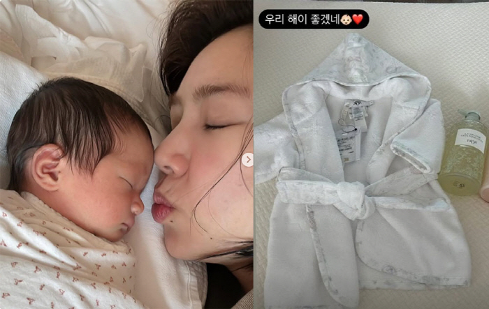 손담비, 딸 위한 '프리미엄 육아템' 인증…"우리 해이 좋겠네"