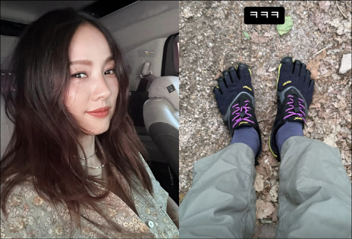 이효리, 이것도 유행시키려나…'발가락 신발'마저 힙하게 소화