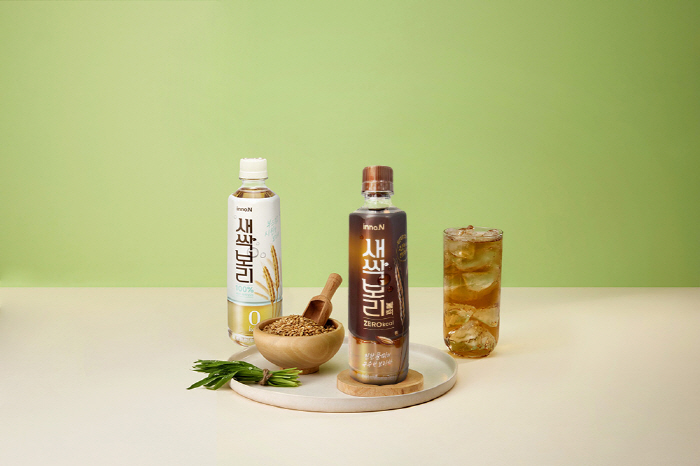 HK이노엔, 신품종 검정보리 '흑다향' 담은 제로 칼로리 '새싹보리블랙'…