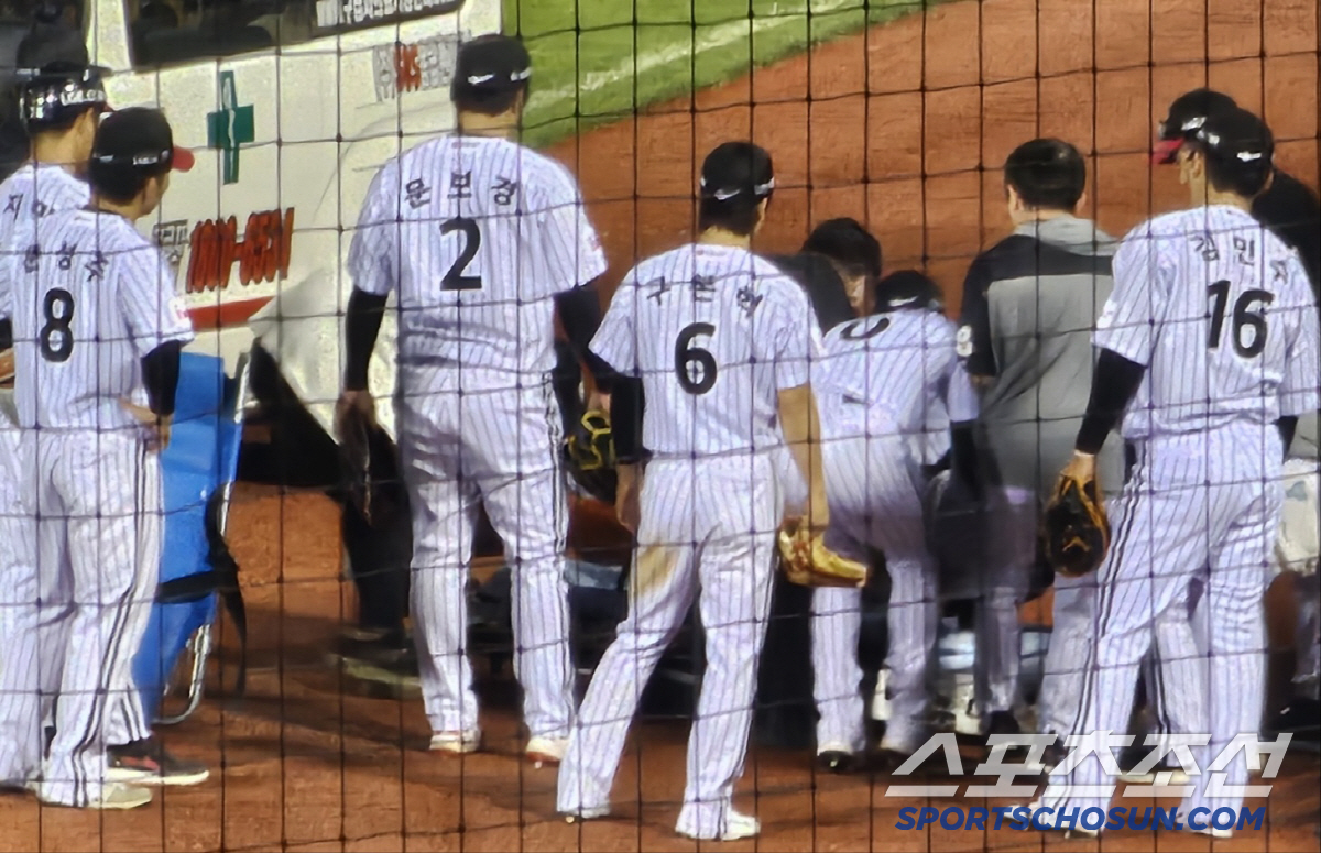 오로지 홍창기 걱정 속 훈련 시작. LG 구단측 "오늘 정확한 진단 안나…