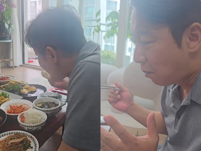 '11세 연하♥' 심현섭, 장모님이 차려준 생일상 자랑..상다리 부러지겠…