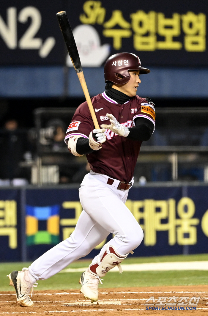 1루에서 넘어졌던 이정후 후계자. '조심조심' 선발제외 "좋았던 타격 밸…