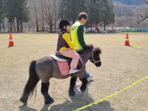 한국마사회 장수목장이 찾아간다…'찾아가는 말 문화체험' 지역사회 호응