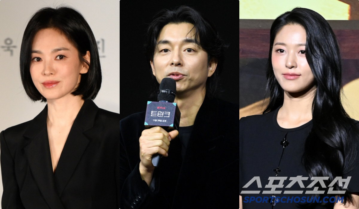 송혜교, 공유·설현과 절친됐다..늦은밤 '아이스크림 데이트'