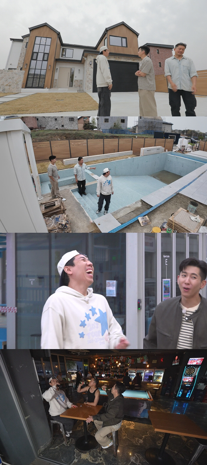 브라이언, 300평 단독주택 야외 수영장 공개..김대호 “내 집은 그지 같은데, 스트레스” (홈즈)