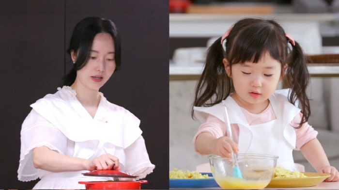 이정현 딸 서아, 3세 최연소 '편셰프' 등극.."요리하는 모습도 母 닮…